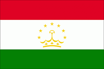 Bandera de Tajikistán